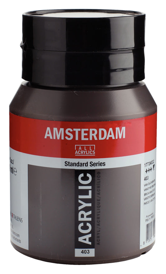 Amsterdam - Standard Series Acrylverf Pot 500 Ml Van Dijckbruin 403