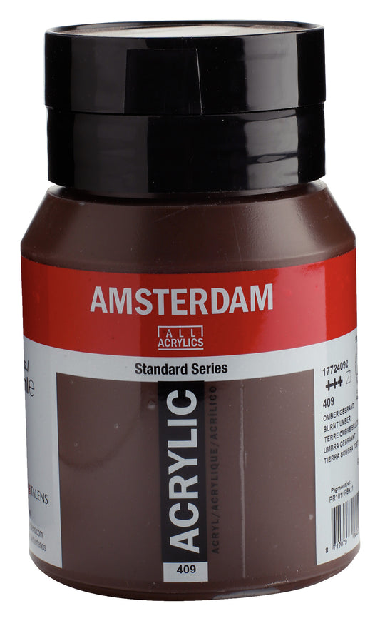 Amsterdam - Standard Series Acrylverf Pot 500 Ml Omber Gebrand 409
