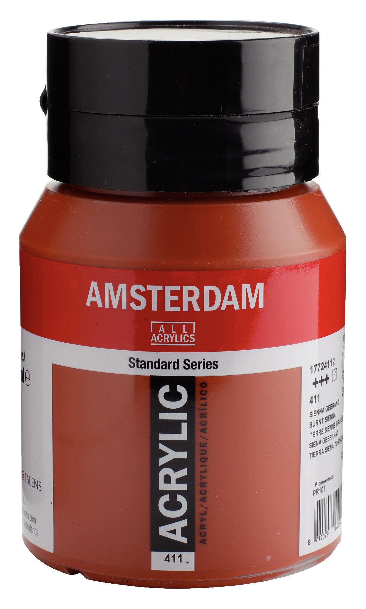 Amsterdam - Standard Series Acrylverf Pot 500 Ml Sienna Gebrand 411