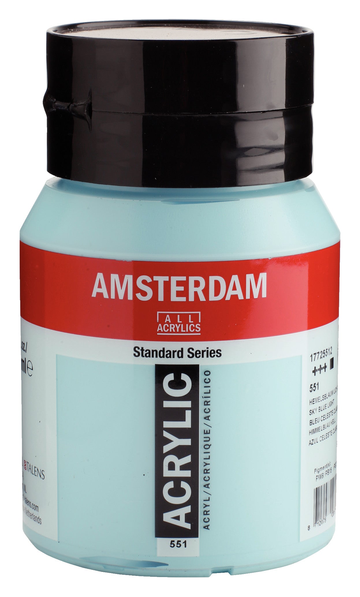 Amsterdam - Standard Series Acrylverf Pot 500 Ml Hemelsblauw Licht 551