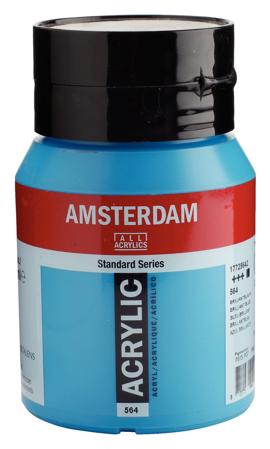 Amsterdam - Standard Series Acrylverf Pot 500 Ml Briljantblauw 564