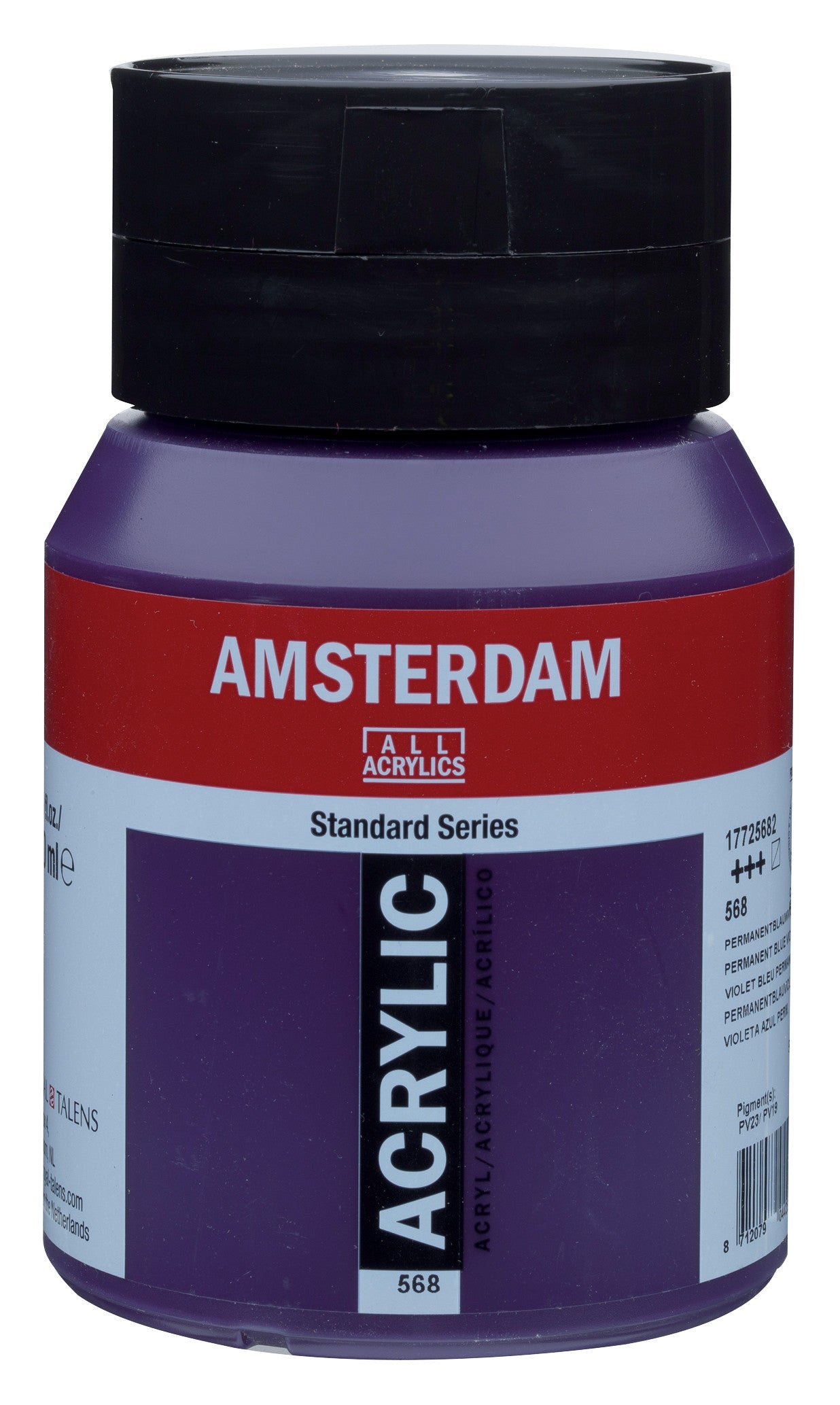 Amsterdam - Standard Series Acrylverf Pot 500 Ml Permanentblauwviolet 568