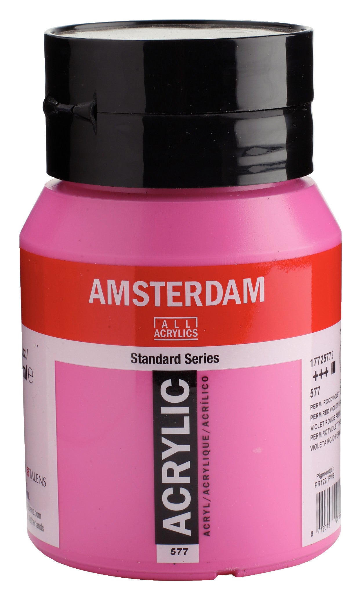 Amsterdam - Standard Series Acrylverf Pot 500 Ml Permanentroodviolet Licht 577