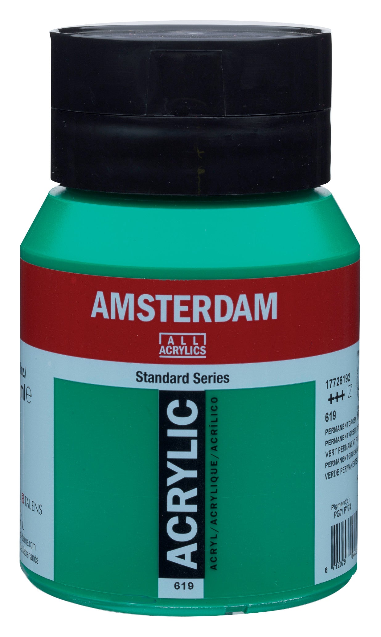 Amsterdam - Standard Series Acrylverf Pot 500 Ml Permanentgroen Donker 619