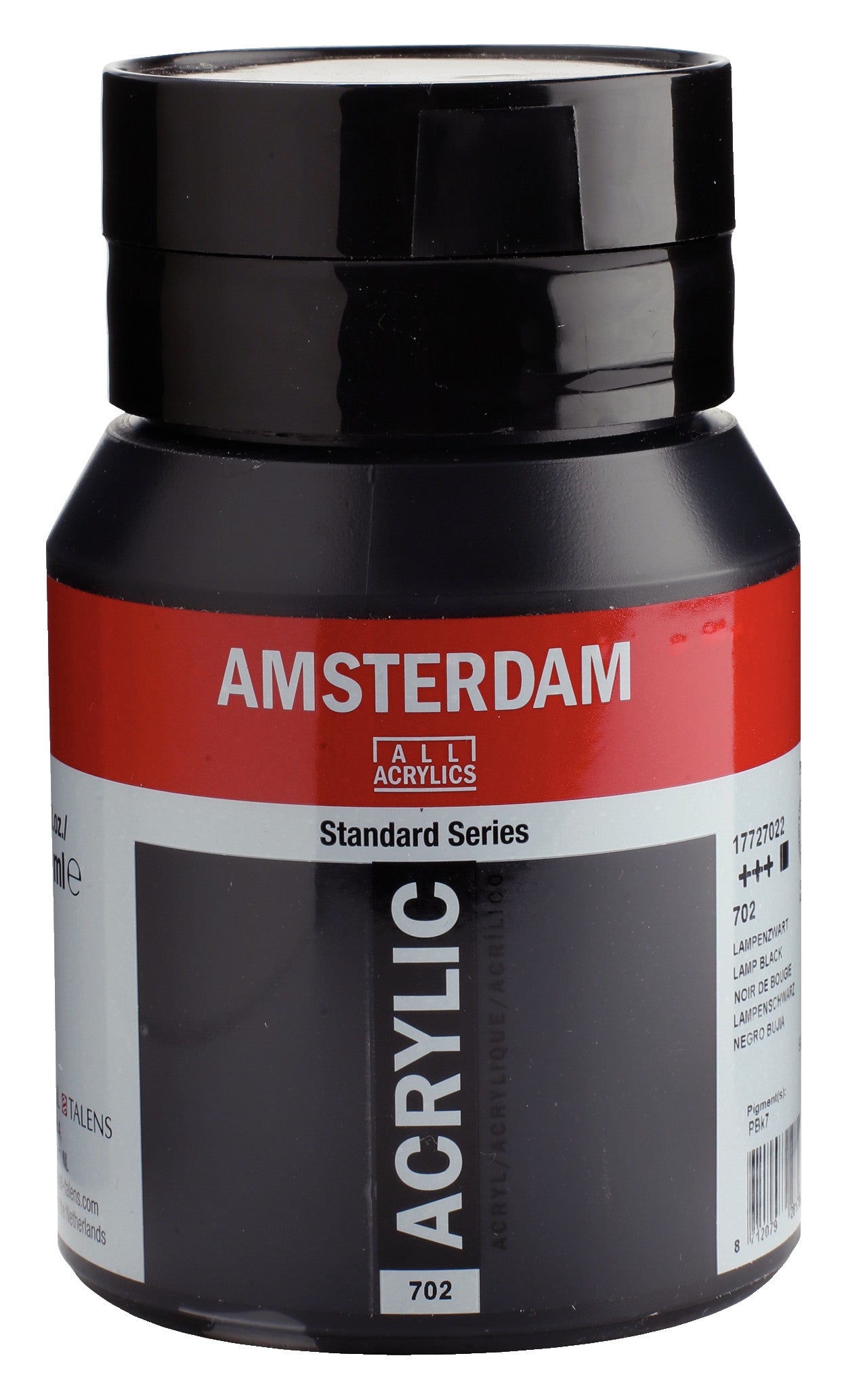 Amsterdam - Standard Series Acrylverf Pot 500 Ml Lampenzwart 702