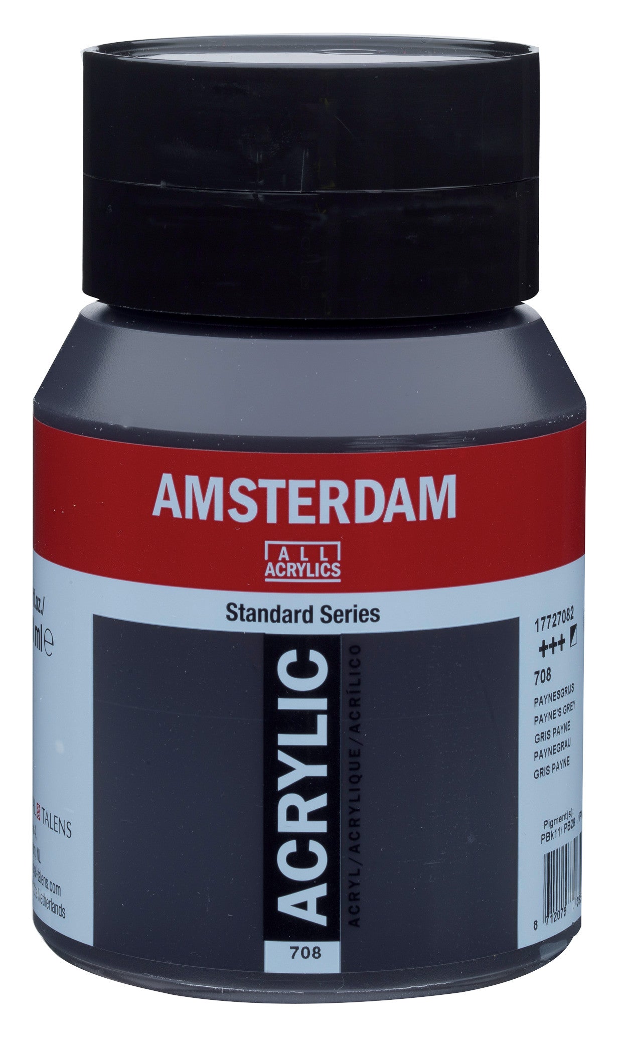 Amsterdam - Standard Series Acrylverf Pot 500 Ml Paynesgrijs 708