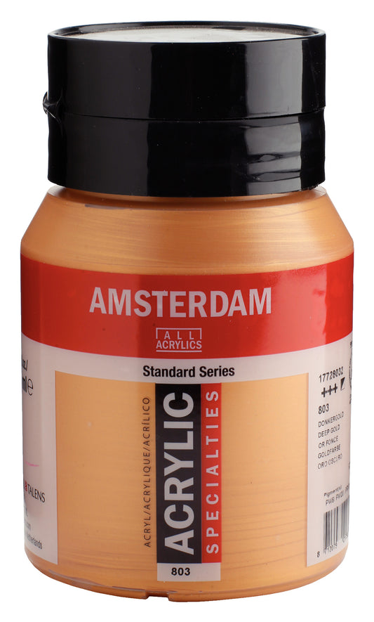Amsterdam - Standard Series Acrylverf Pot 500 Ml Donkergoud 803