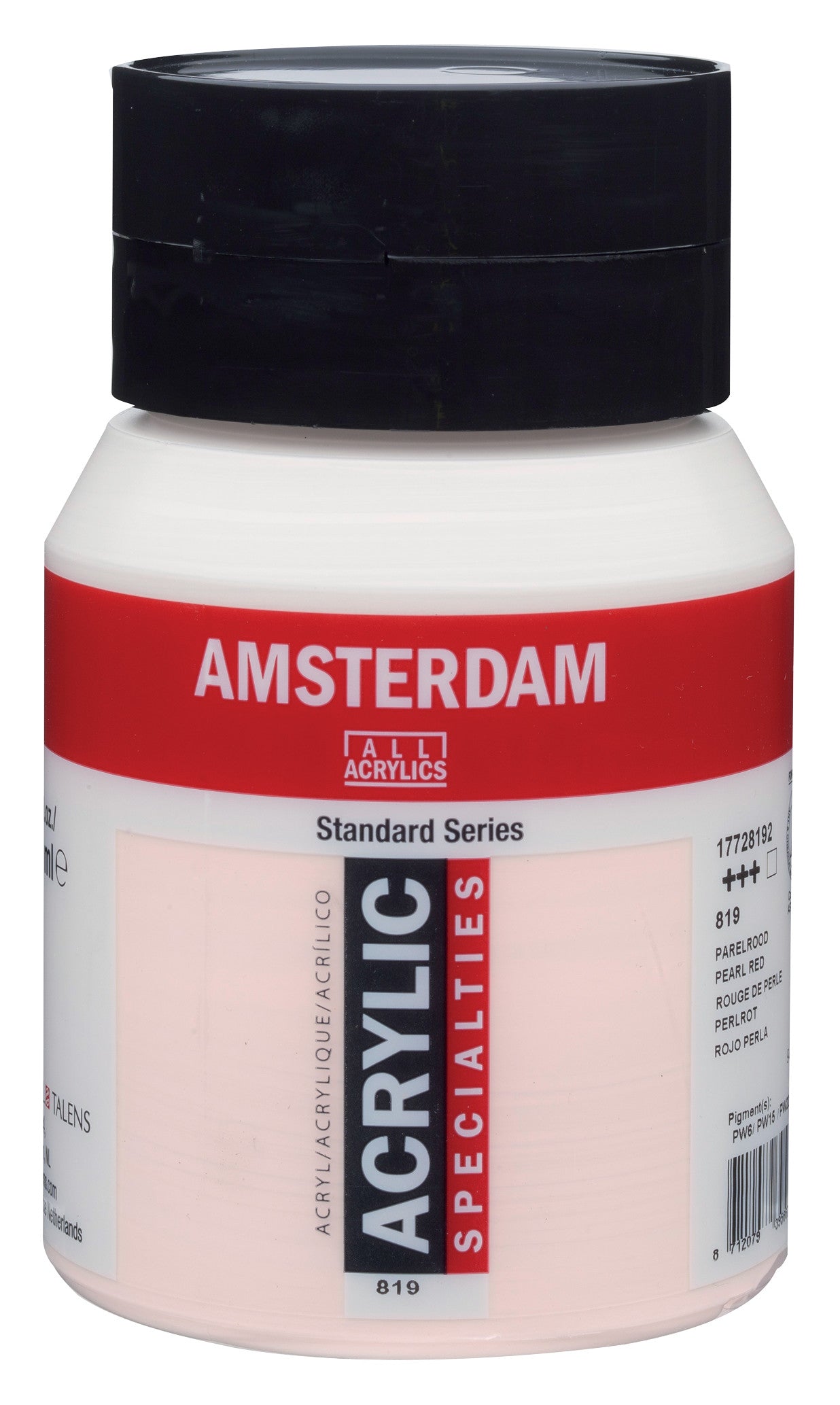 Amsterdam - Standard Series Acrylverf Pot 500 Ml Parelrood 819