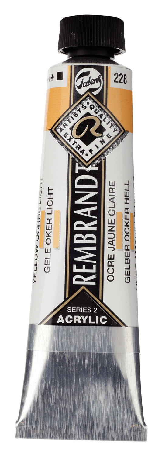 Rembrandt - Acrylverf Tube 40 Ml Gele Oker Licht 228