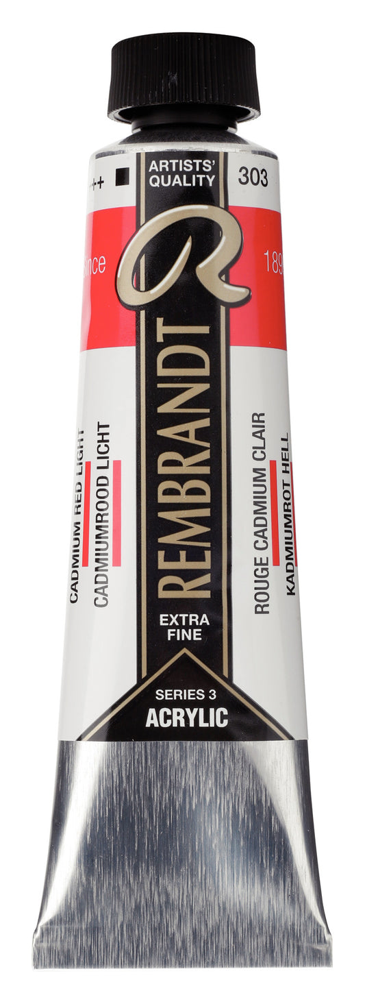 Rembrandt - Acrylverf Tube 40 Ml Cadmiumrood Licht 303