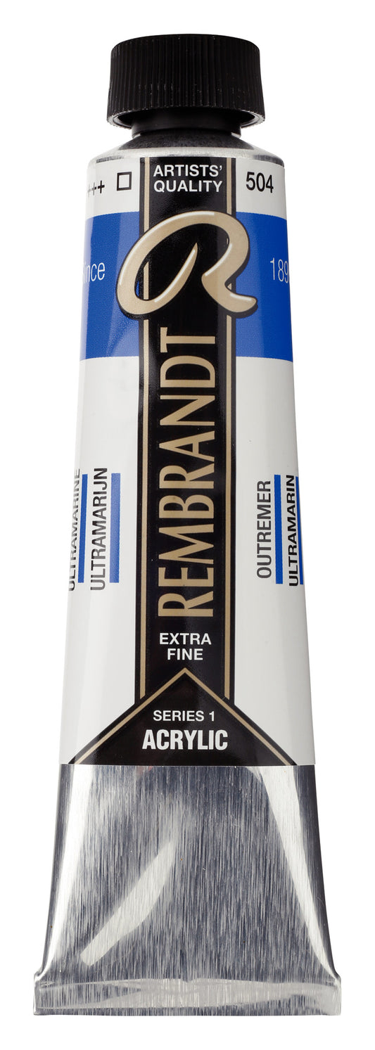 Rembrandt - Acrylverf Tube 40 Ml Ultramarijn 504