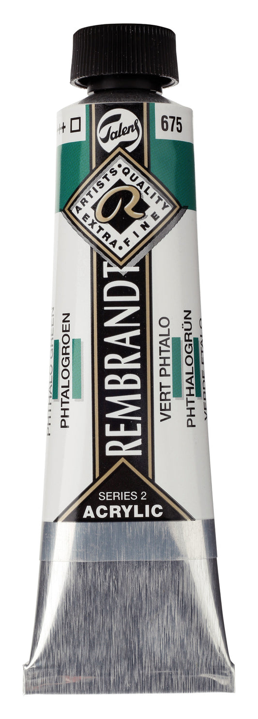 Rembrandt - Acrylverf Tube 40 Ml Phtalogroen 675
