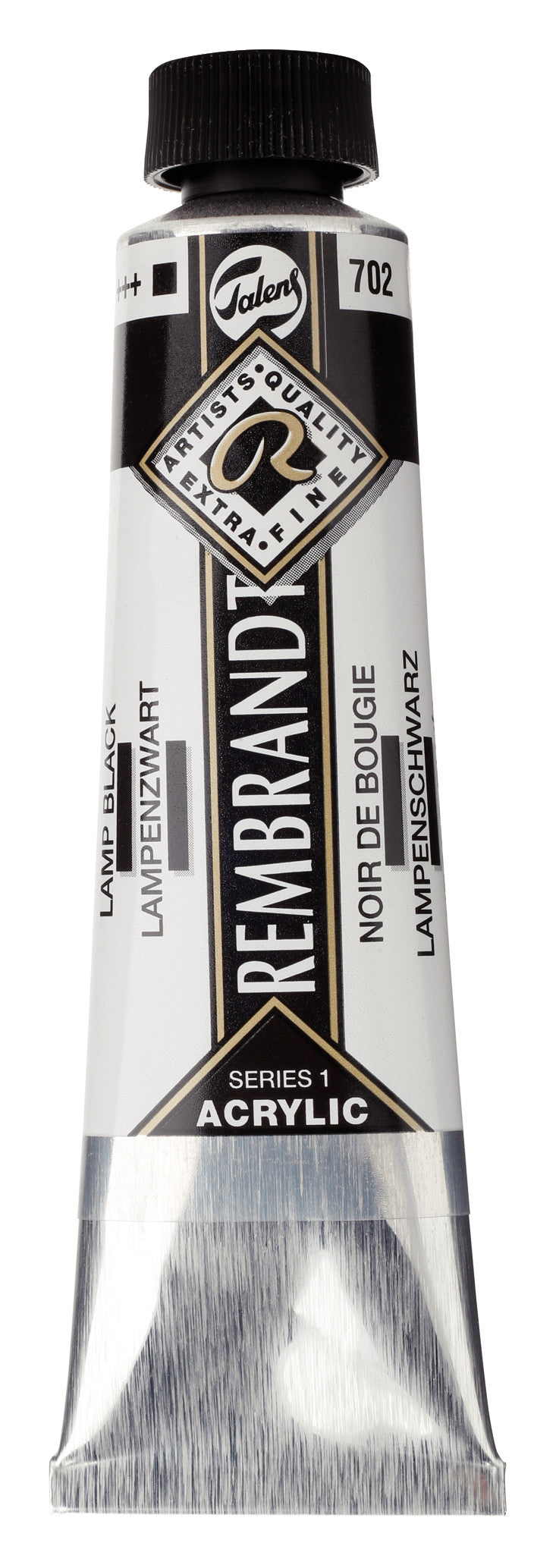 Rembrandt - Acrylverf Tube 40 Ml Lampenzwart 702