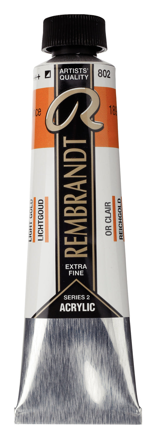 Rembrandt - Acrylverf Tube 40 Ml Lichtgoud 802