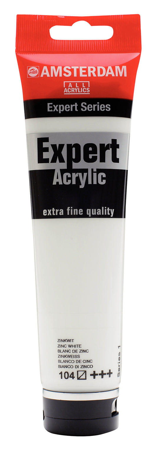 Amsterdam - Expert Series Acrylverf Tube 150 Ml Zinkwit 104
