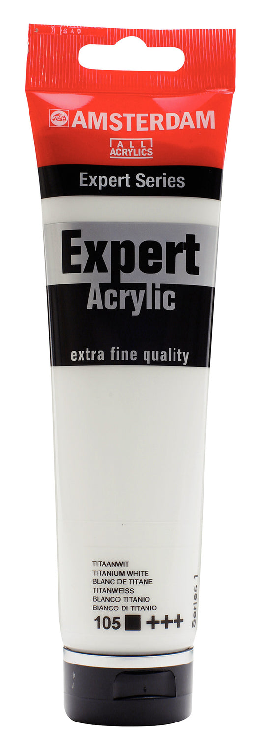 Amsterdam - Expert Series Acrylverf Tube 150 Ml Titaanwit 105