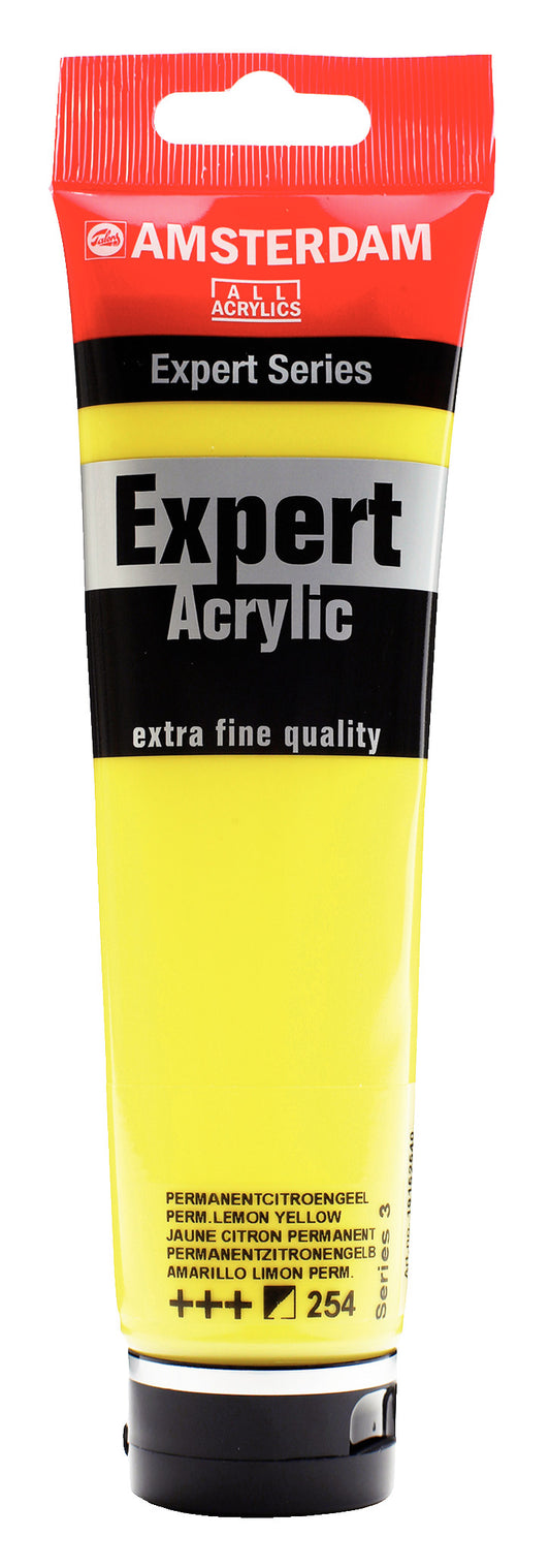 Amsterdam - Expert Series Acrylverf Tube 150 Ml Permanent Citroengeel 254
