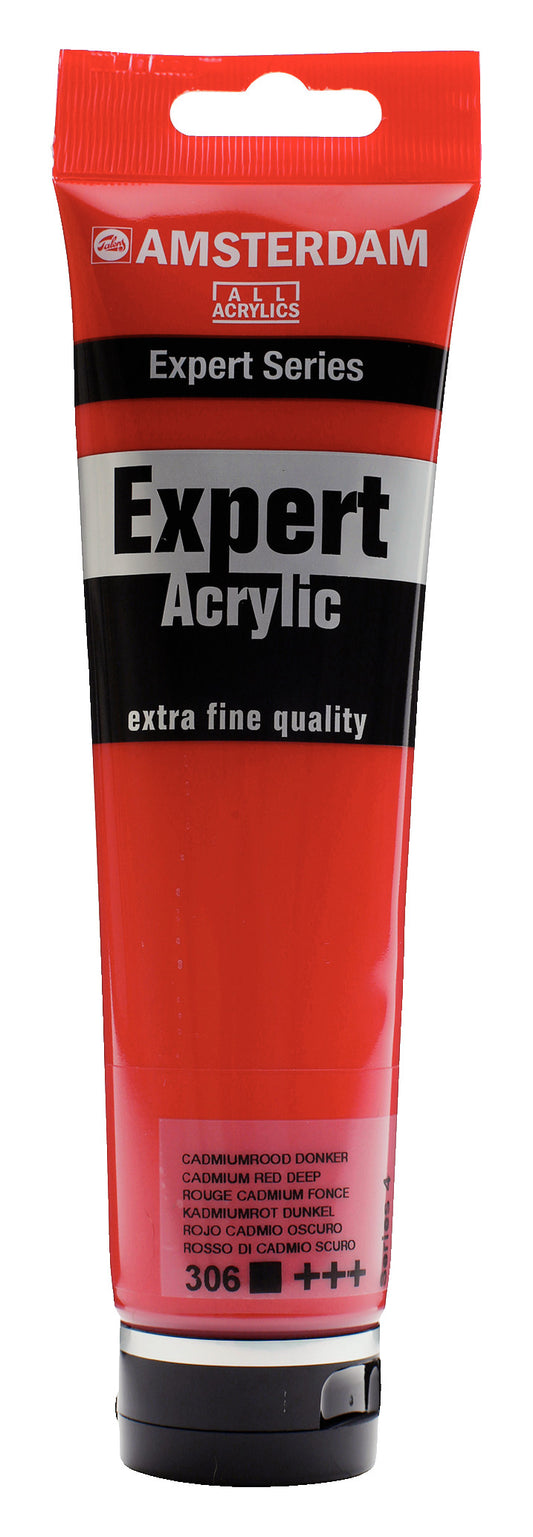 Amsterdam - Expert Series Acrylverf Tube 150 Ml Cadmiumrood Donker 306