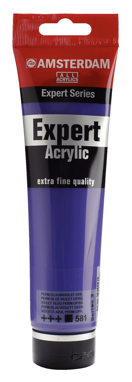 Amsterdam - Expert Series Acrylverf Tube 150 Ml Permanentblauwviolet Dekkend 581