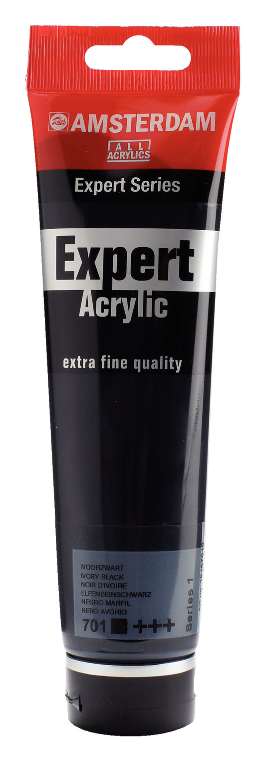 Amsterdam - Expert Series Acrylverf Tube 150 Ml Ivoorzwart 701