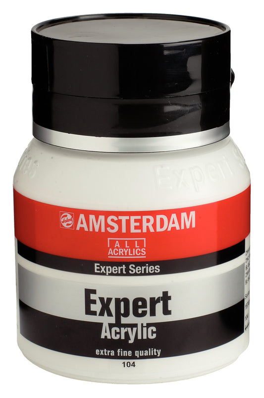 Amsterdam - Expert Series Acrylverf Pot 400 Ml Zinkwit 104