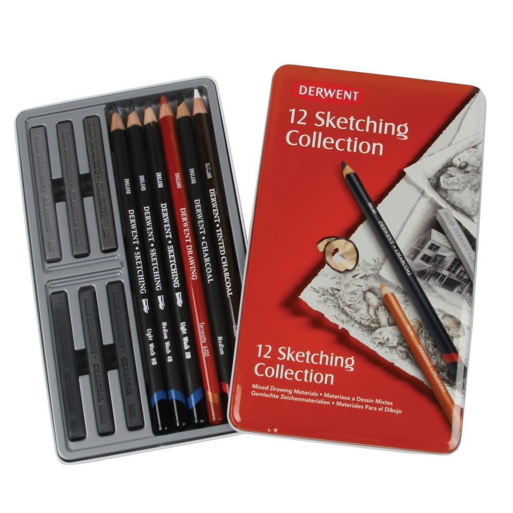 Derwent - Sketching Collection (12) Tin
