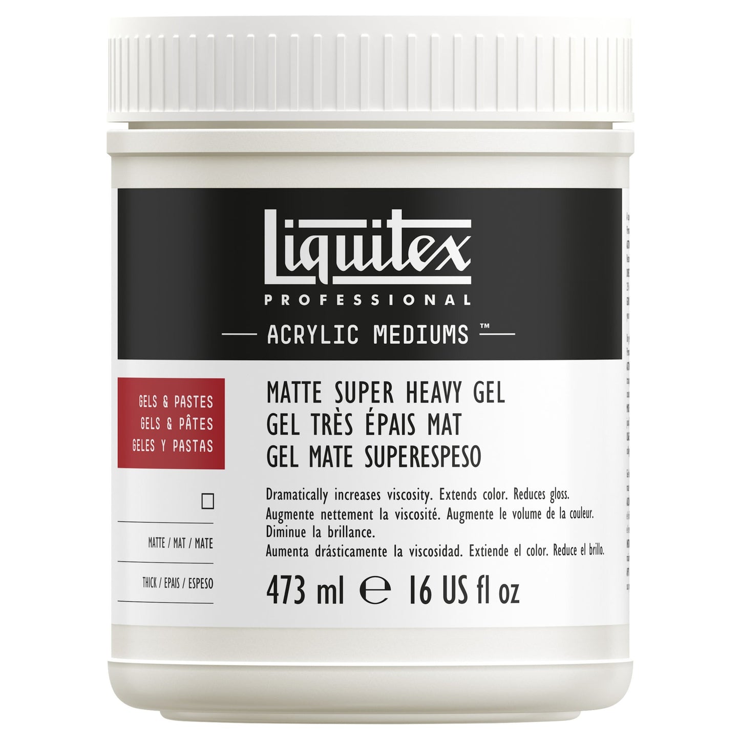 Liquitex - Mat Sup Heavygel 473Ml Uv 1