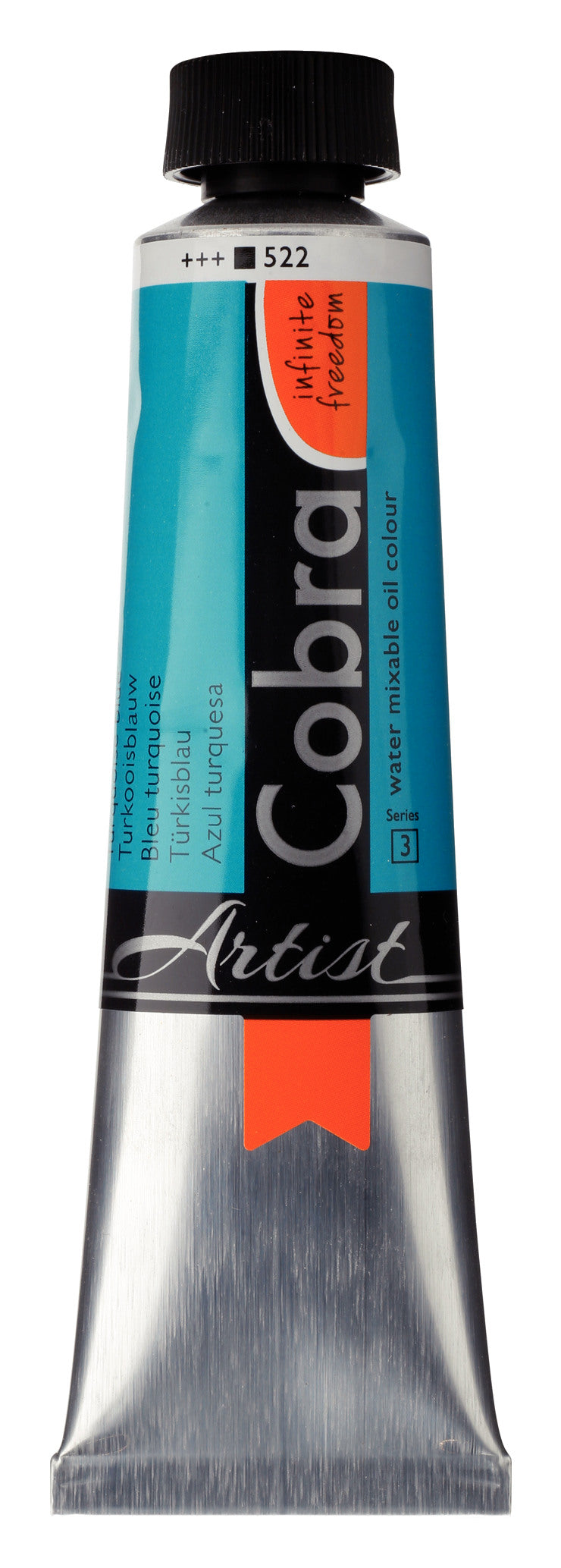 Cobra - Artist Olieverf Tube 40 Ml Turkooisblauw 522
