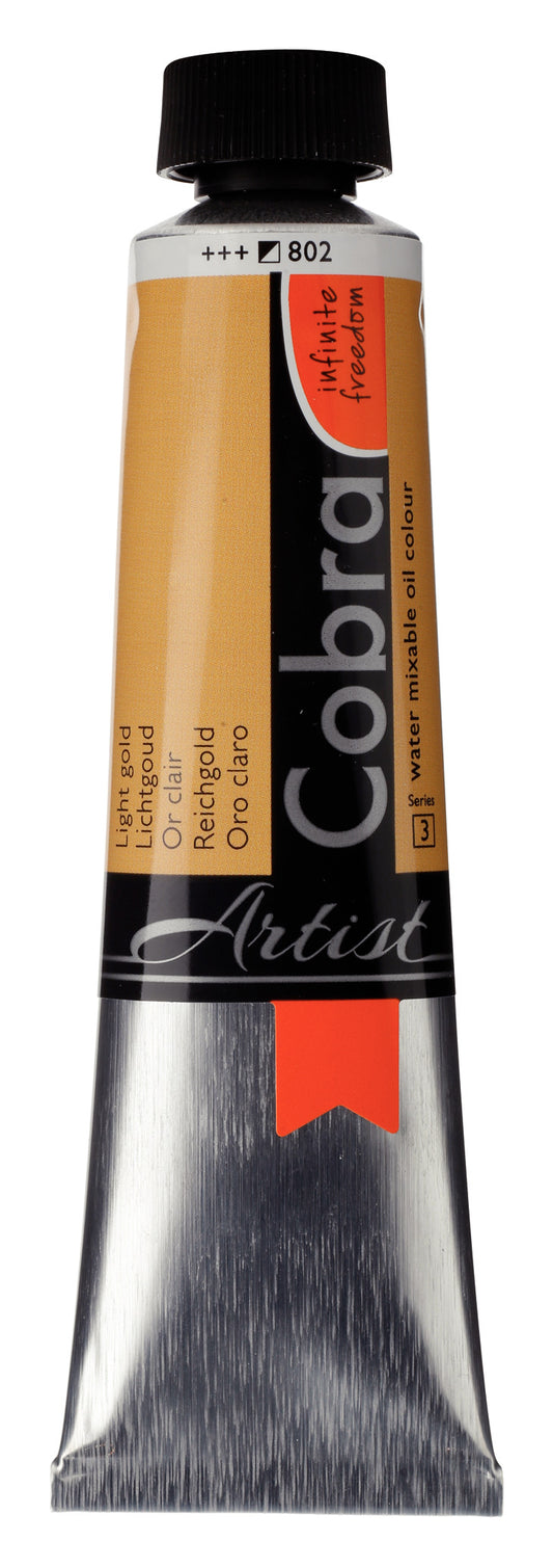 Cobra - Artist Olieverf Tube 40 Ml Lichtgoud 802