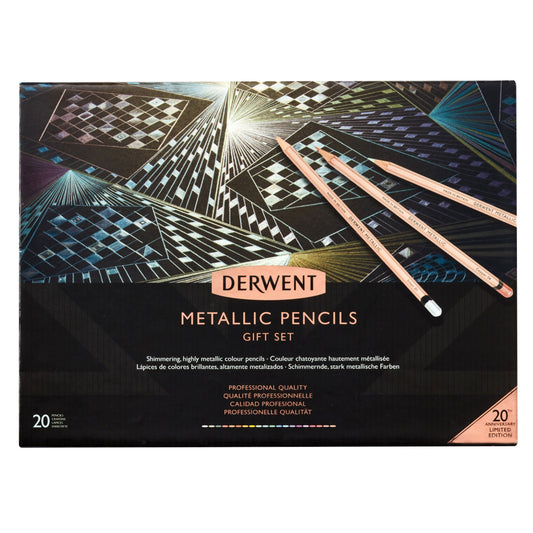 Derwent - Metallic 20Th Anniversary Tin (20)
