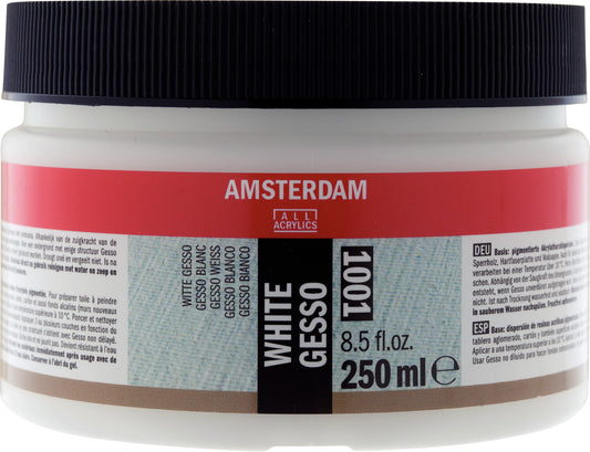 Amsterdam - Wit Gesso 001 Pot 250 Ml