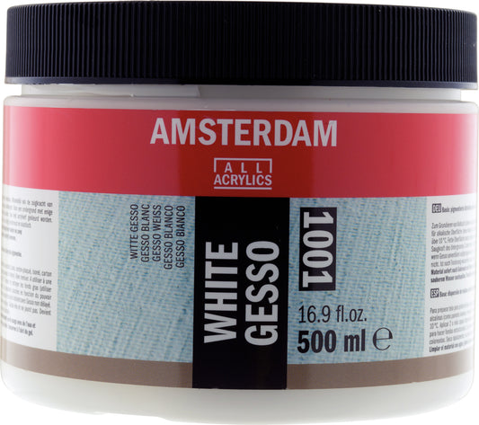 Amsterdam - Wit Gesso 001 Pot 500 Ml
