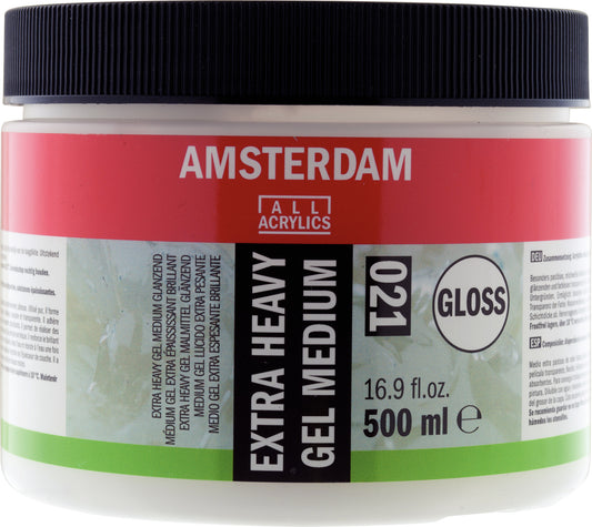 Amsterdam - Extra Heavy Gel Medium Glanzend 021 Pot 500 Ml