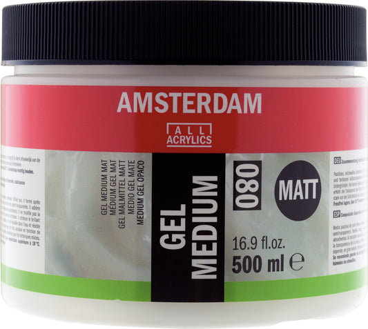 Amsterdam - Gel Medium Mat 080 Pot 500 Ml