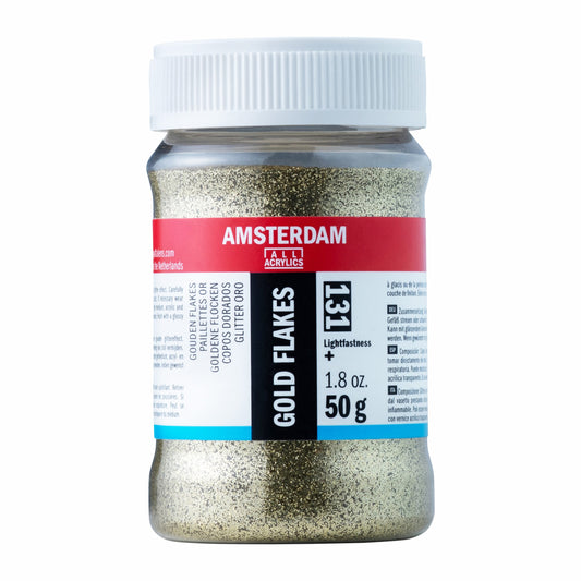 Amsterdam - Gouden Glitter Flakes 50 G 131 Pot 75 Ml