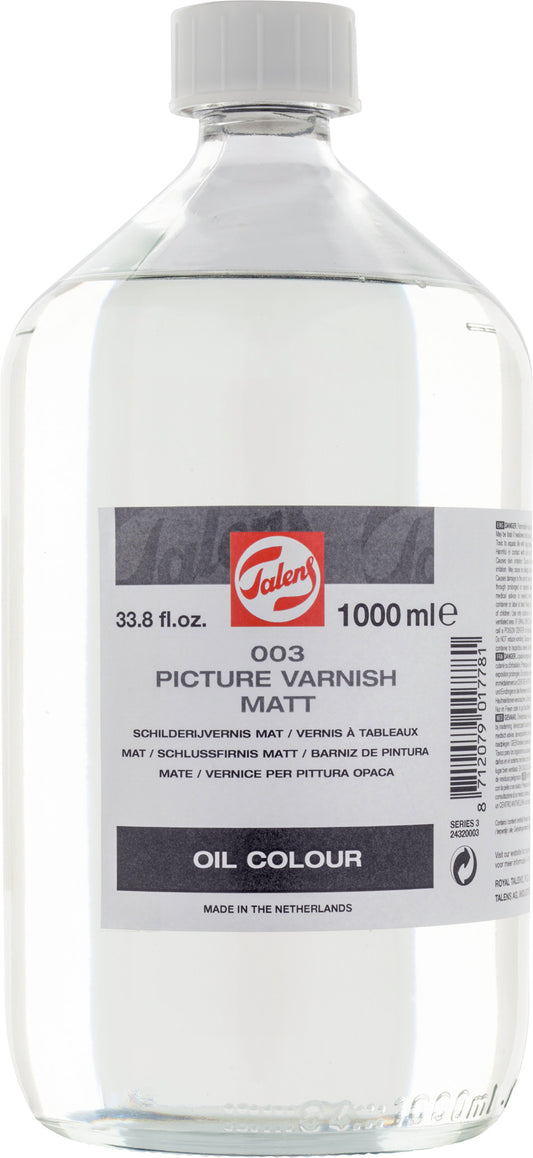 Talens - Schilderijvernis Mat 003 Fles 1000 Ml