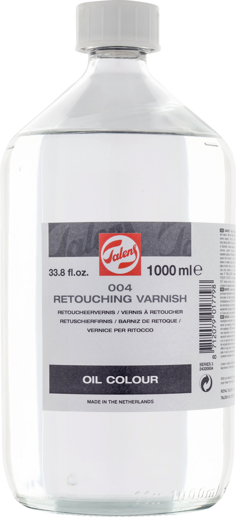 Talens - Retoucheervernis 004 Fles 1000 Ml