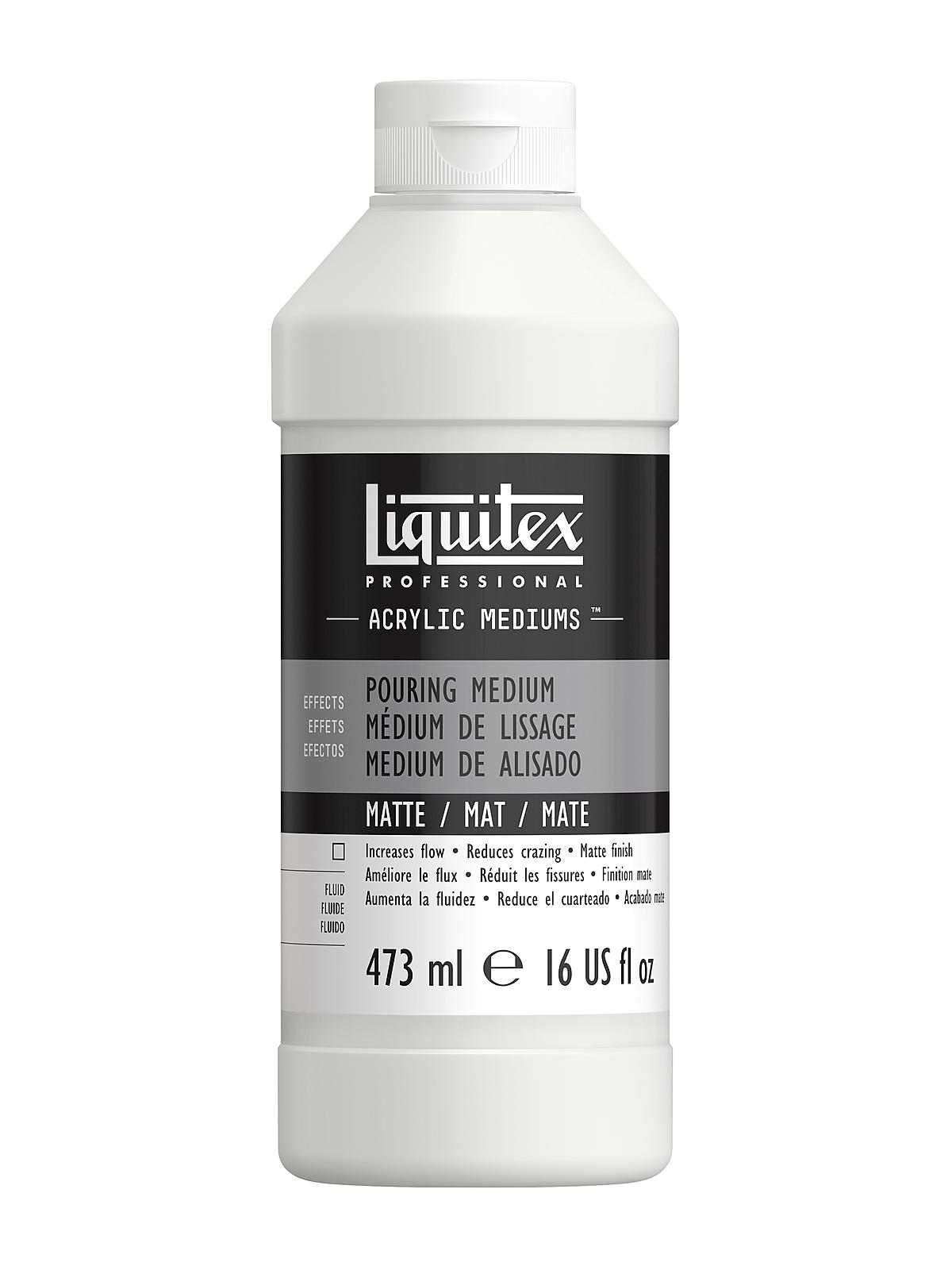 Liquitex - Acrylic Additive 473Ml Btl Matte Pouring Medium Uv 1
