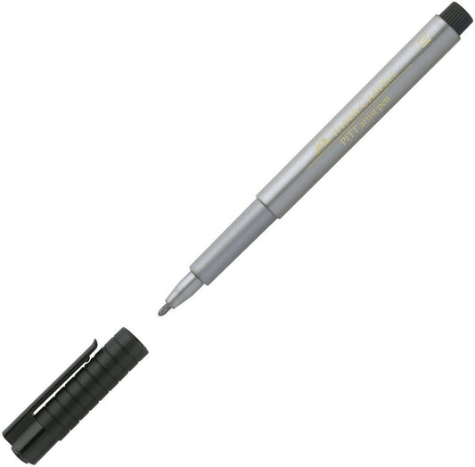 Faber Castell - Tekenstift Fc Pitt Artist Pen 251 Zilver Op Blister