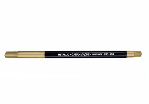 Caran D'Ache - Fancolor Fibre Pen Metallic Gold Uv 10