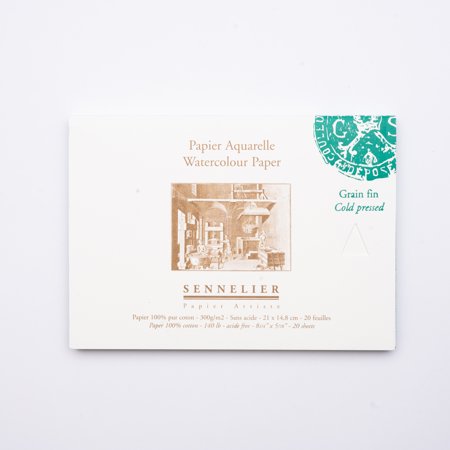 Sennelier - Bloc Aquarelle Fin 21X14,8Cm 20 Feuilles