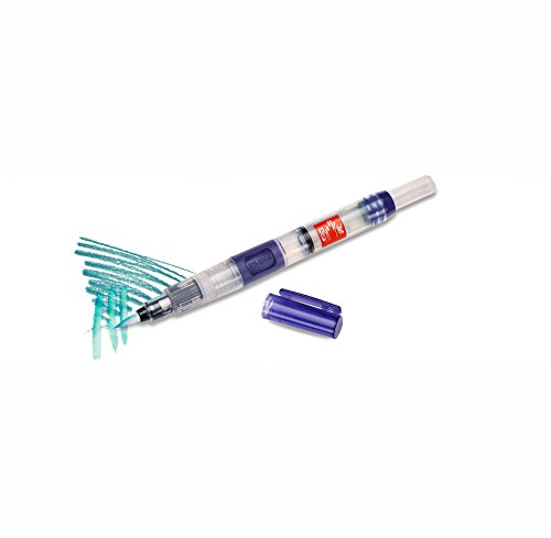 Caran D'Ache - Water Reservoir Penseel, Medium, Blauw Uv 10