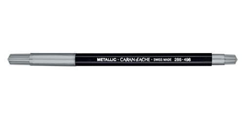 Caran D'Ache - Fancolor Fibre Pen Metallic Silver Uv 10