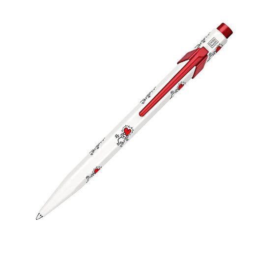 Caran D'Ache - Keith Haring Metal Ballpoint Pen White
