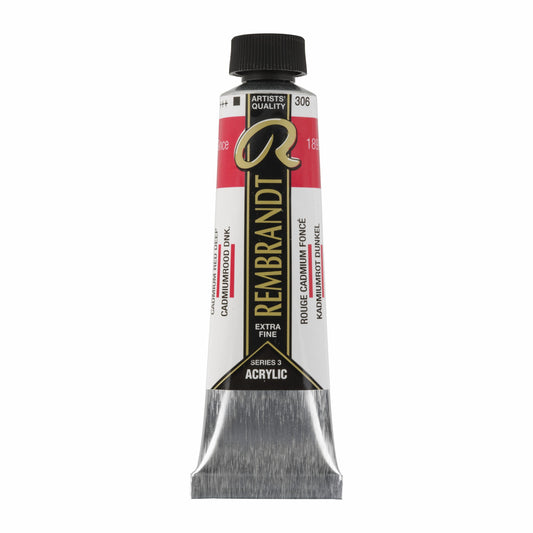 Rembrandt - Acrylverf Tube 40 Ml Cadmiumrood Donker 306
