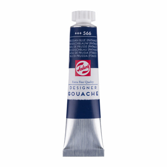 Talens - Gouache Extra Fine Quality Tube 20 Ml Pruisischblauw (Phtalo) 566