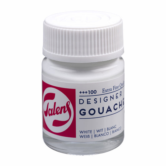 Talens - Gouache Extra Fine Quality Fles 16 Ml Wit 100