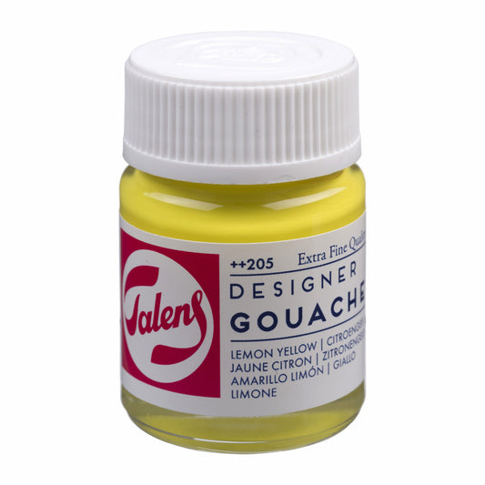 Talens - Gouache Extra Fine Quality Fles 16 Ml Citroengeel (Pri r) 205
