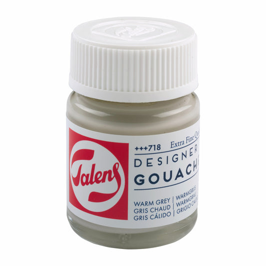Talens - Gouache Extra Fine Quality Fles 16 Ml Warmgrijs 718