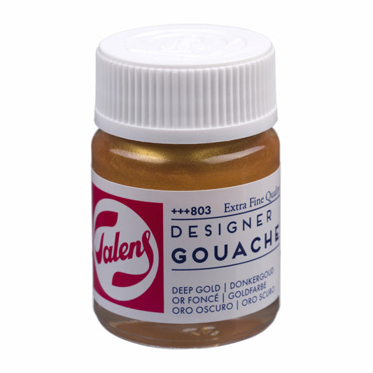 Talens - Gouache Extra Fine Quality Fles 16 Ml Donkergoud 803